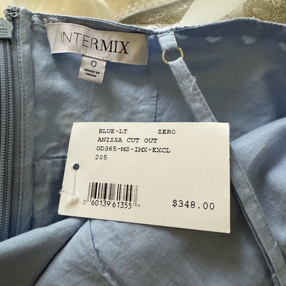 NWT INTERMIX Anissa Broderie Anglaise Cotton Maxi Dress 0 - Picture 7 of 7